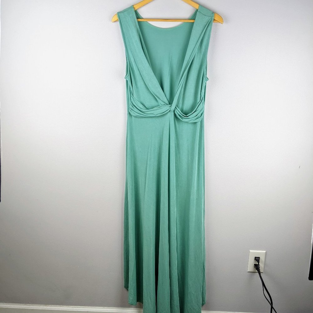 BCBG Max Azria Aqua Fara High Low Jersey Dress L - Picture 8 of 9